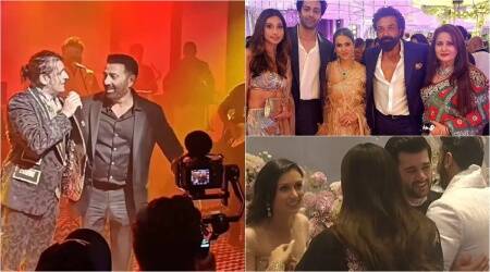 Inside Karan Deol and Drisha Acharya's wedding reception