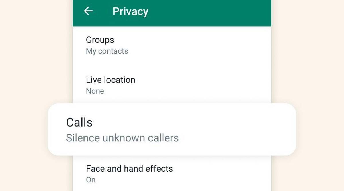 WhatsApp’s new feature lets you silence incoming calls from unknown callers