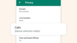 WhatsApp's new feature lets you silence incoming calls from unknown callers